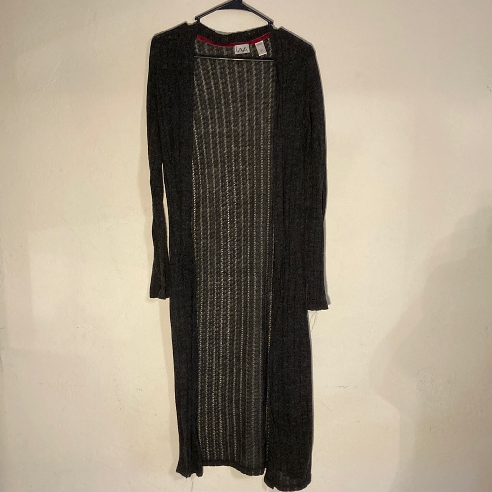 Women’s Lava Maxi Sweater Black size L long sleeve